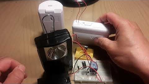 Home made Halloween prop Motion Detecting Doorbell Alarm hack (PIR)