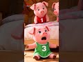 Cinco cerditos - Five Little Pigs Jumping on the Bed | Nursery Rhymes for Children's | Kids | shorts