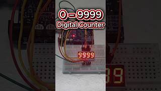 DIY Digital Counter 0–9999 🔢 | Arduino + 4-Digit 7-Segment Display