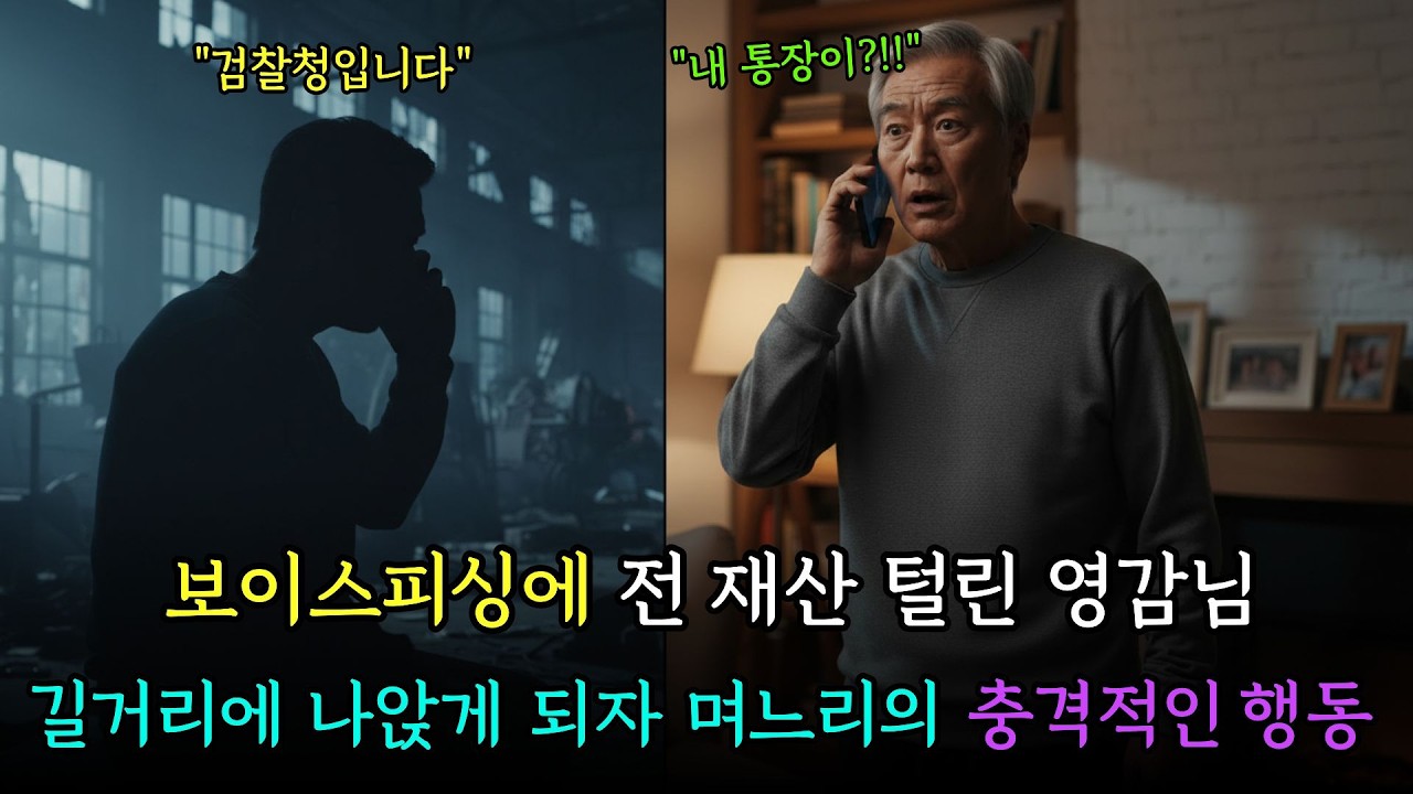 보이스피싱에 전 재산 털린 영감님. 길거리에 나앉게 되자 며느리가 한 충격적인 행동