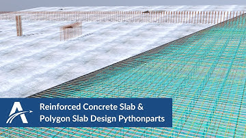 Reinforced Concrete & Polygon Slab Faster With ALLTO PythonParts in ALLPLAN