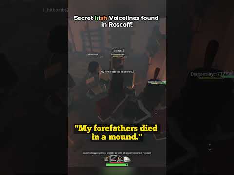 Secret Irish Voice lines found in Roscoff! 🍀 #shorts #gutsandblackpowder #roblox