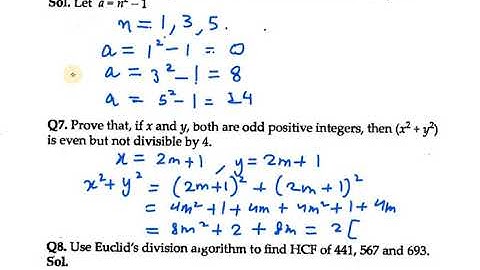 Ex 1.3 Q7 NCERT Exemplar Class 10|| Prove that if x and y are both odd positive integers, then x2 +