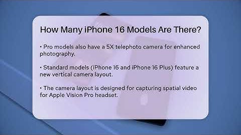 How Many iPhone 16 Models Are There? - Talking Tech Trends