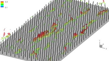 Turbulent channel flow over a carpet of flexible filaments
