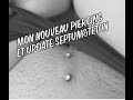 Piercing//Mon nouveau piercing le Christina et update piercing septum et téton #vlog