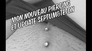 Piercingmon Nouveau Piercing Le Christina Et Update Piercing Septum Et Téton