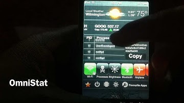 IOS5 Widget - Omnistat - Put All Your Device Information In Your Notification