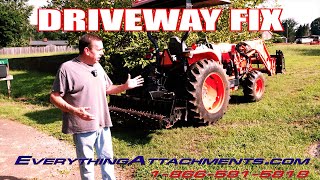 Fixing a gravel road so bad you cant tell it exists - EA Pulverizer - Land Plane
