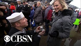 CBS News gets exclusive look inside as USS Harry S. Truman comes home