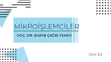 Mikroişlemciler - Ders 126N (9.2) – 8051 Zamanlayıcı/Sayıcı Temelleri - Sanal Sınıf 27.04.2021