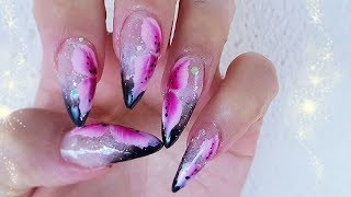 One Stroke Simple Nail Art