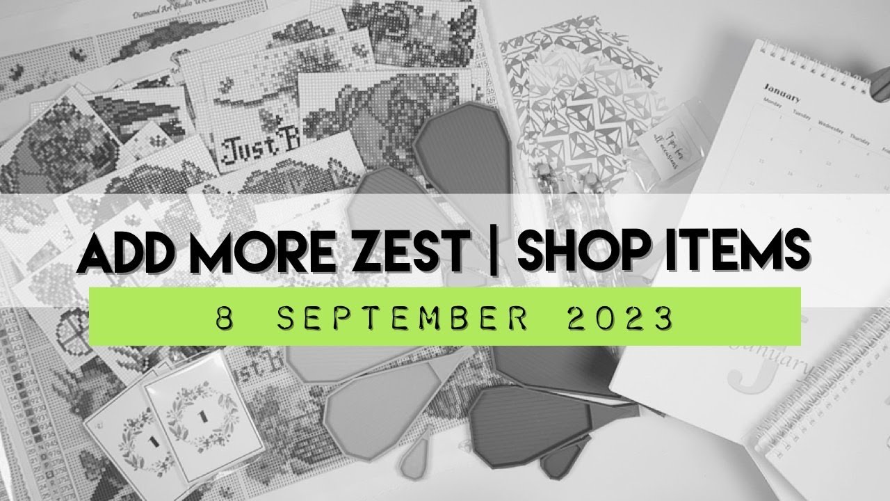 Small Shop Diamond Painting Accessories Showcase, September 2023