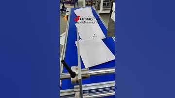 Paper bag hand rope inserting machine