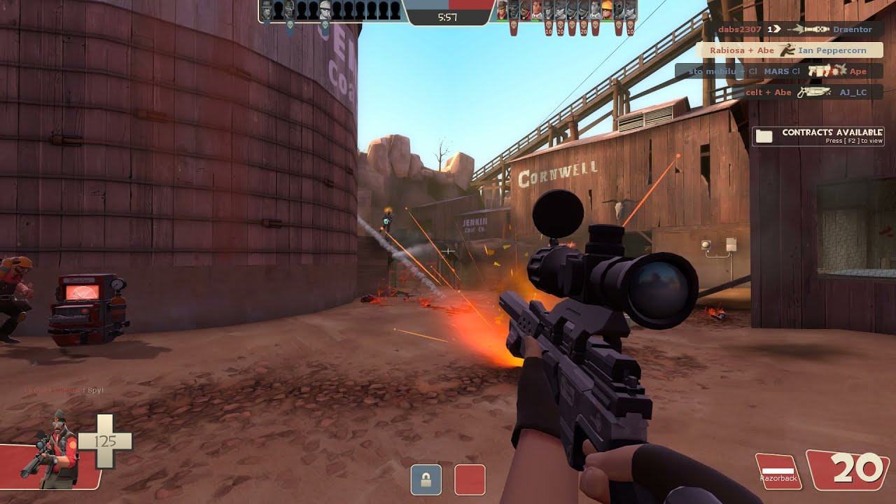 fortress 2  Update New  Team Fortress 2 Sniper Gameplay