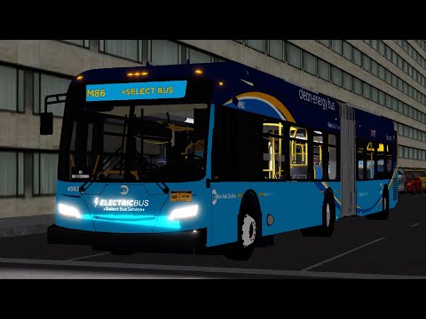 MTA (Roblox): M86 Crosstown Action (w/ NFI XD60, NFI XE60 and Novabus LFS)