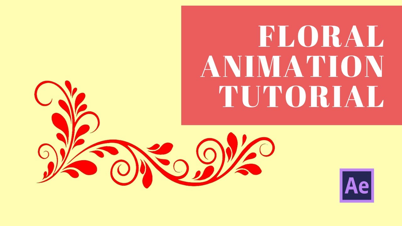 Floral Animation Tutorial in After Effects - Tek Talk BD - YouTube