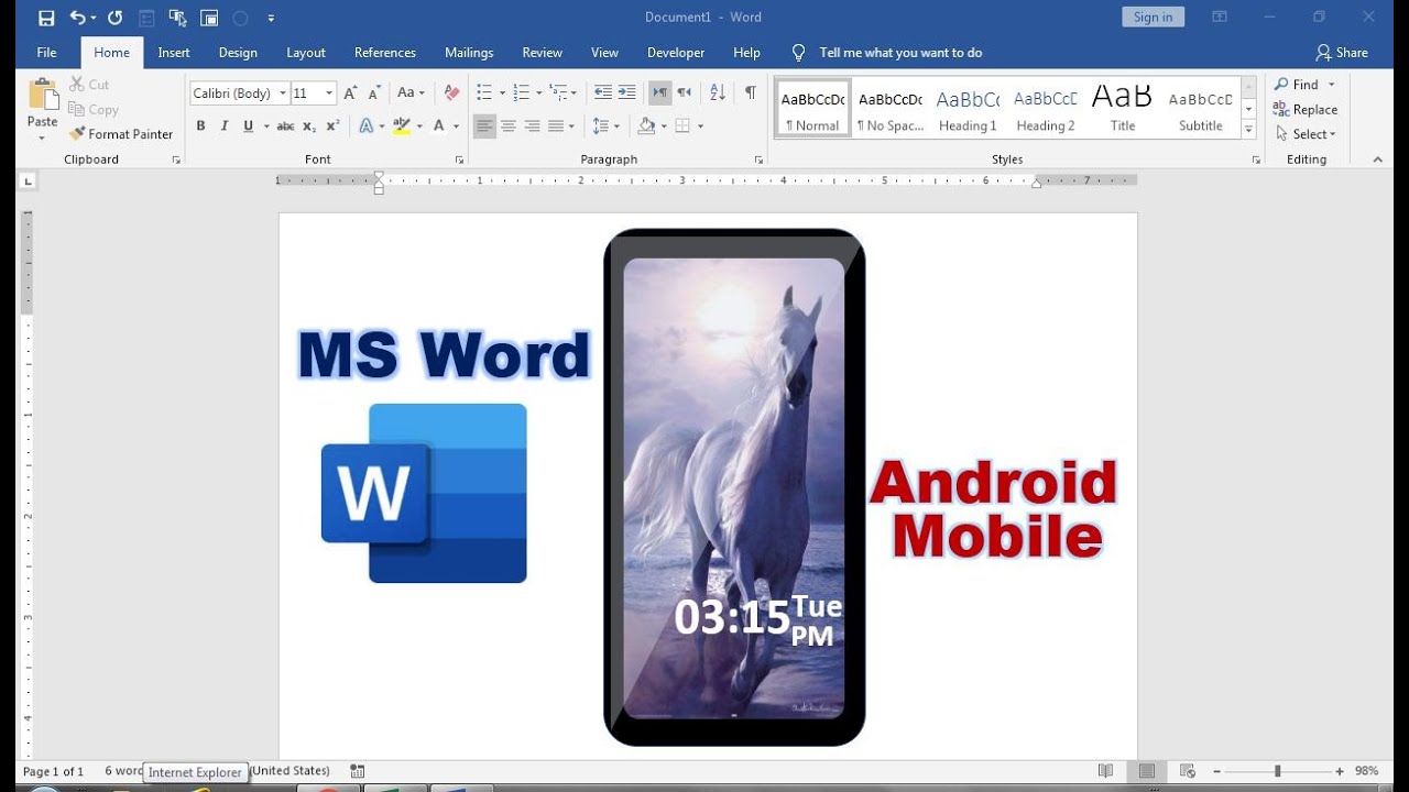how to make assignment in mobile