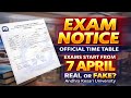 AKU B.Ed 4th Semester Exam Notice 2026 🔔 | Andhra Kesari University Time Table | Exams From 7 April