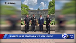 K9 Luke joins Oswego Police Department