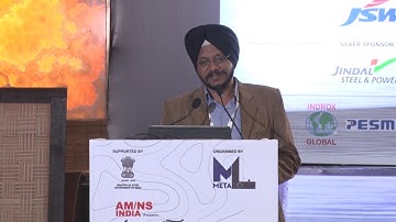 Navneet Singh Randhawa, CSIR-NML at Steel Technology Festival by Metalogic PMS