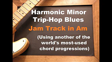 Atmospheric Blues Guitar Backing Track in Am with Cool Trip-Hop Feel #freejamtrack