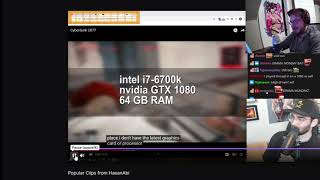 Dunkey responds to Hasan calling him poor for having a GTX1080