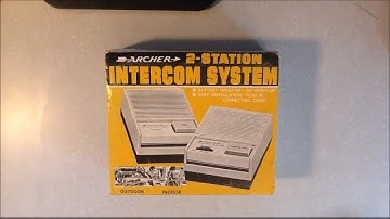 Radio Shack Archer 2-Station Intercom System Review