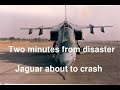 Two minutes from disaster - Jaguar about to crash!