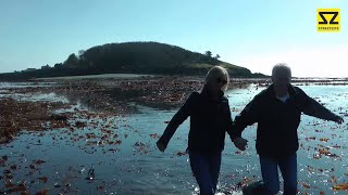 Looe Island / St George's Island Walk (Lowest Tide for 200 years) 22-03-2015
