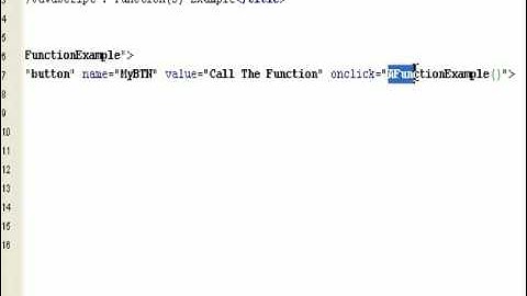 HTML & JavaScript - How to Create a Function - Tutorial - Roylyn Andrews