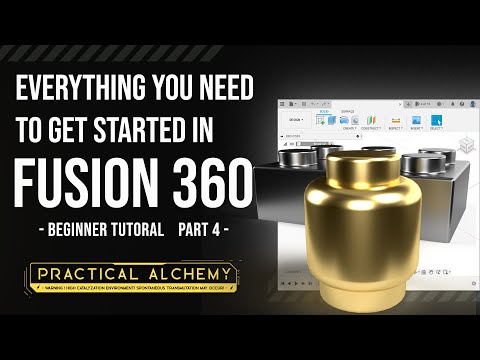 Everything You Need to Get Started in Fusion 360 (Pt.4) - Offset Planes, Revolves, and Shells! 2022