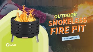 This Garvee Smokeless Fire Pit Changed Our Backyard Vibes #garvee #outdoors #backyard #home