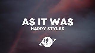 Harry Styles - As It Was (Lyrics)