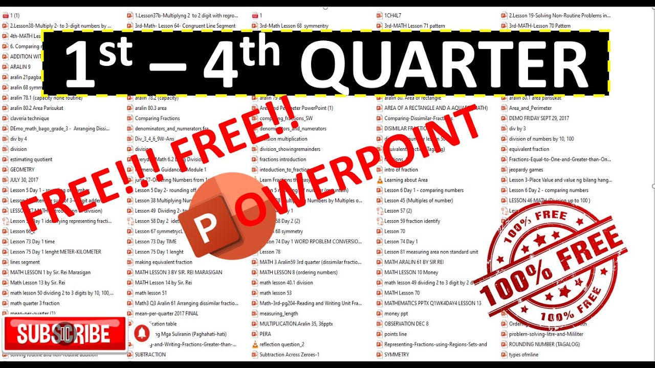 powerpoint presentation grade 3 4th quarter week 1