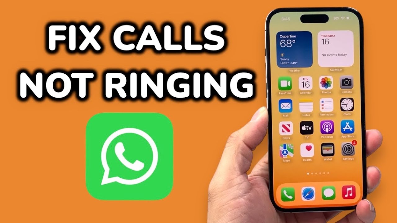 How To Fix WhatsApp Call Not Ringing On iPhone? - YouTube