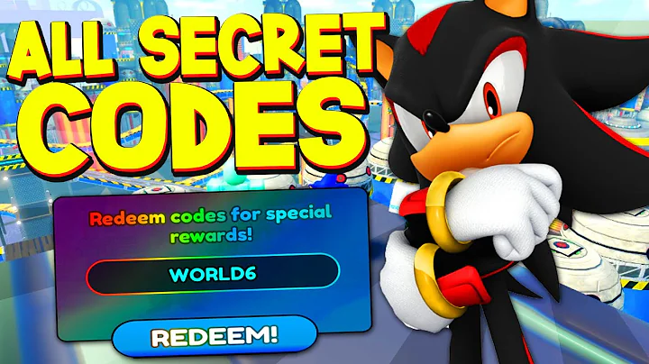 ALL NEW *SECRET* WORLD 6 UPDATE CODES In SONIC SPEED SIMULATOR CODES | ROBLOX Sonic Speed Simulator!