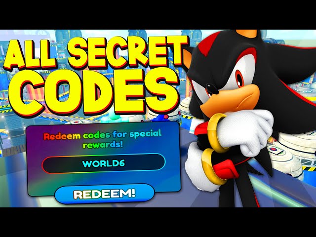 NEW* HIDDEN CODE! (SONIC SPEED SIMULATOR) 