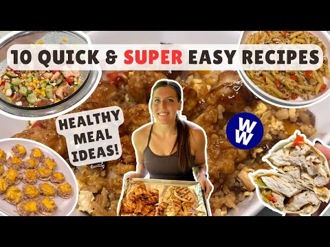 10 Simple Healthy Recipes For Weight Loss WeightWatchers Points Calories Quick Meal Ideas 