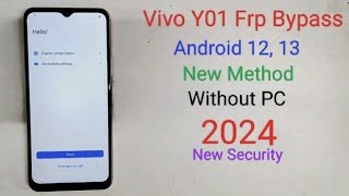 Vivo Y01 Frp Bypass Android 11/12 Without PC 2023