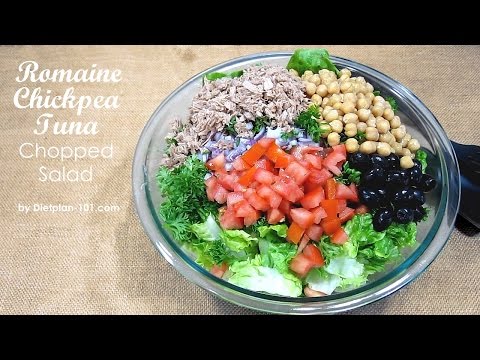 romaine-chickpea-tuna-chopped-salad-(south-beach-phase-1)-|-dietplan-101.com