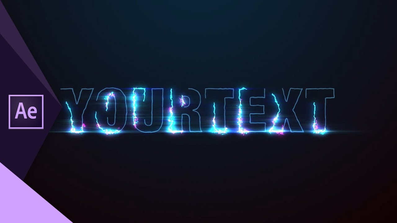 After Effects Template Free Text Printable Templates