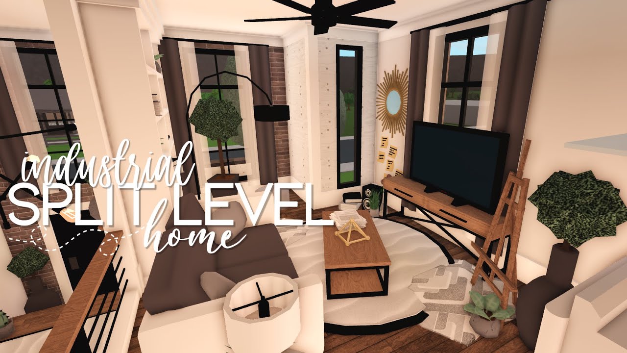 Bloxburg Industrial SplitLevel Home 115k Speedbuild YouTube