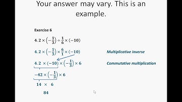16 Using Properties to Multiply and Divide Rational Numbers