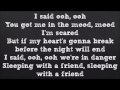 Sleeping With A Friend Neon Trees Official Lyrics Video