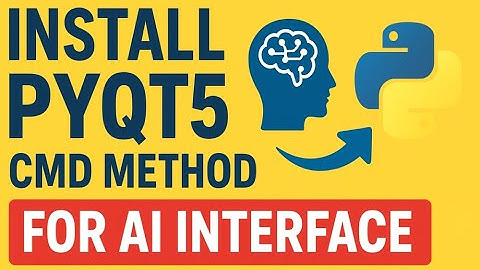 How to Install PyQt5 Using CMD | Easy Python GUI Setup Tutorial