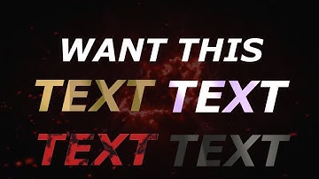 SONY VEGAS TEXT TEXTURE | TUTORIAL |||