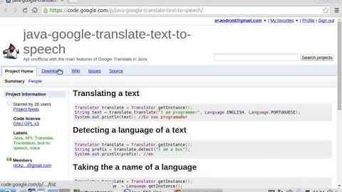 Download and add java-google-translate-text-to-speech to Netbeans Java project