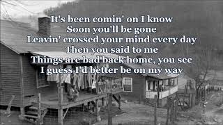 Last Train From Poor Valley Seldom Scene with Lyrics