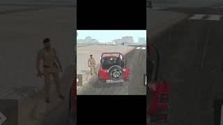 Thar off roding vs police car 🚨 this fiting #indiantheftauto #indiangamer #live #combatracing
